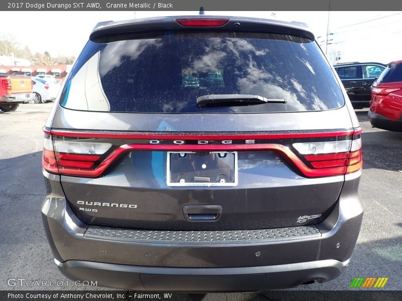 Granite Metallic / Black 2017 Dodge Durango SXT AWD