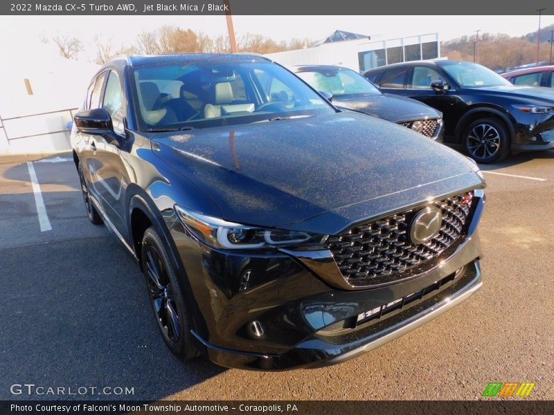 Jet Black Mica / Black 2022 Mazda CX-5 Turbo AWD