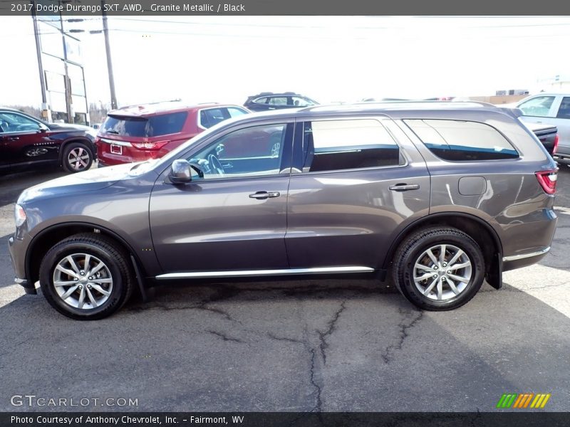 Granite Metallic / Black 2017 Dodge Durango SXT AWD