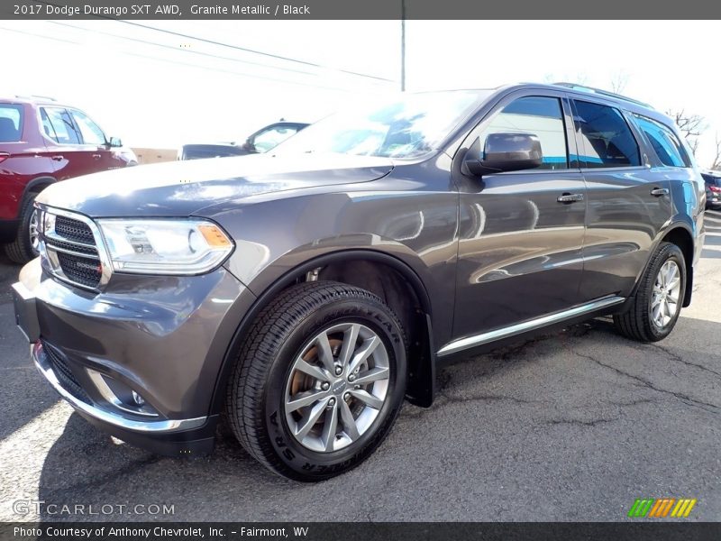 Granite Metallic / Black 2017 Dodge Durango SXT AWD