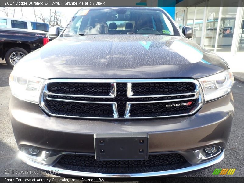 Granite Metallic / Black 2017 Dodge Durango SXT AWD