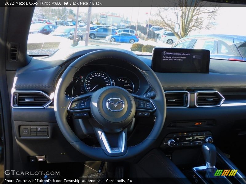 Jet Black Mica / Black 2022 Mazda CX-5 Turbo AWD