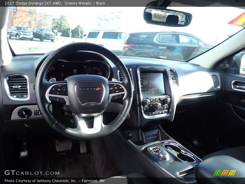 Granite Metallic / Black 2017 Dodge Durango SXT AWD
