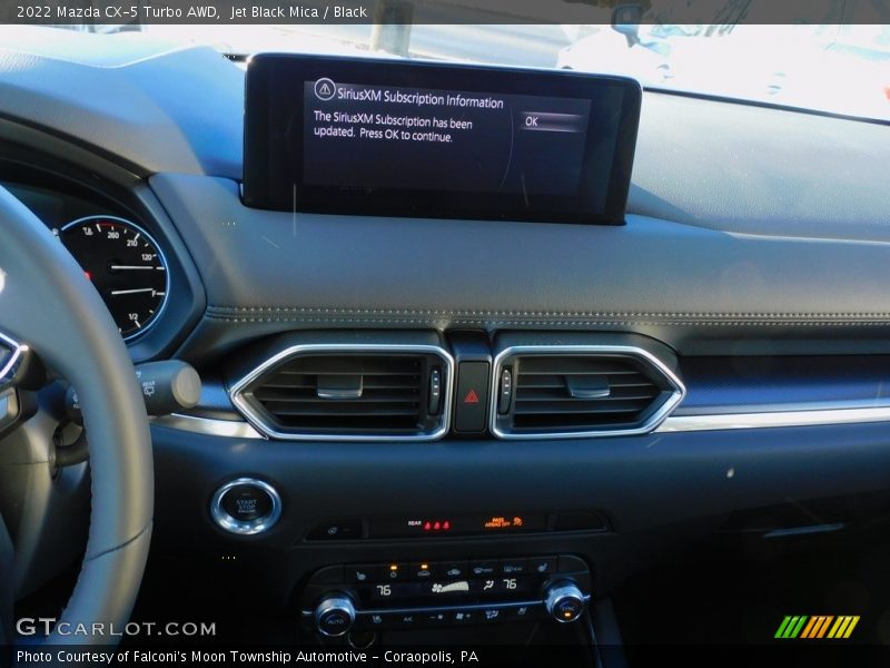Jet Black Mica / Black 2022 Mazda CX-5 Turbo AWD