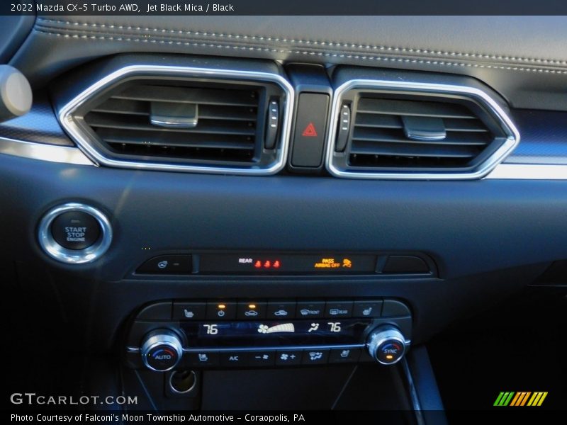 Jet Black Mica / Black 2022 Mazda CX-5 Turbo AWD