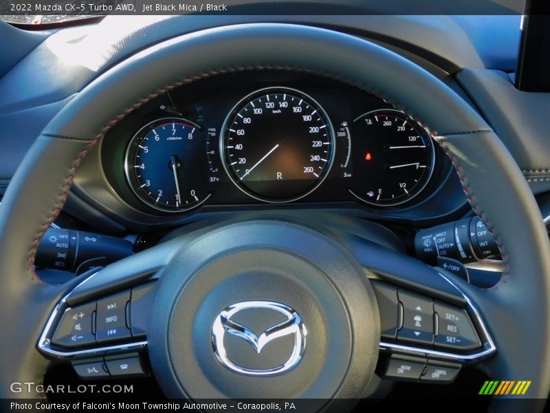 Jet Black Mica / Black 2022 Mazda CX-5 Turbo AWD