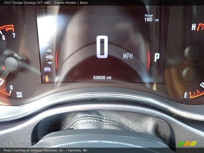 Granite Metallic / Black 2017 Dodge Durango SXT AWD