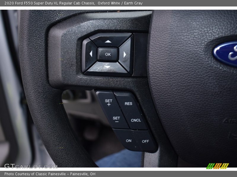 Oxford White / Earth Gray 2020 Ford F550 Super Duty XL Regular Cab Chassis