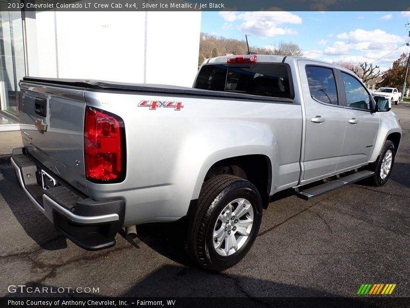 Silver Ice Metallic / Jet Black 2019 Chevrolet Colorado LT Crew Cab 4x4