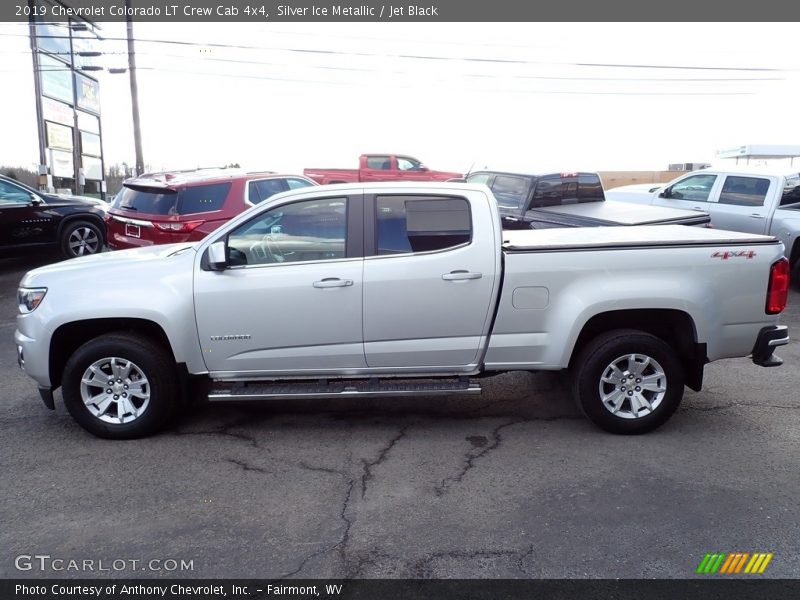 Silver Ice Metallic / Jet Black 2019 Chevrolet Colorado LT Crew Cab 4x4