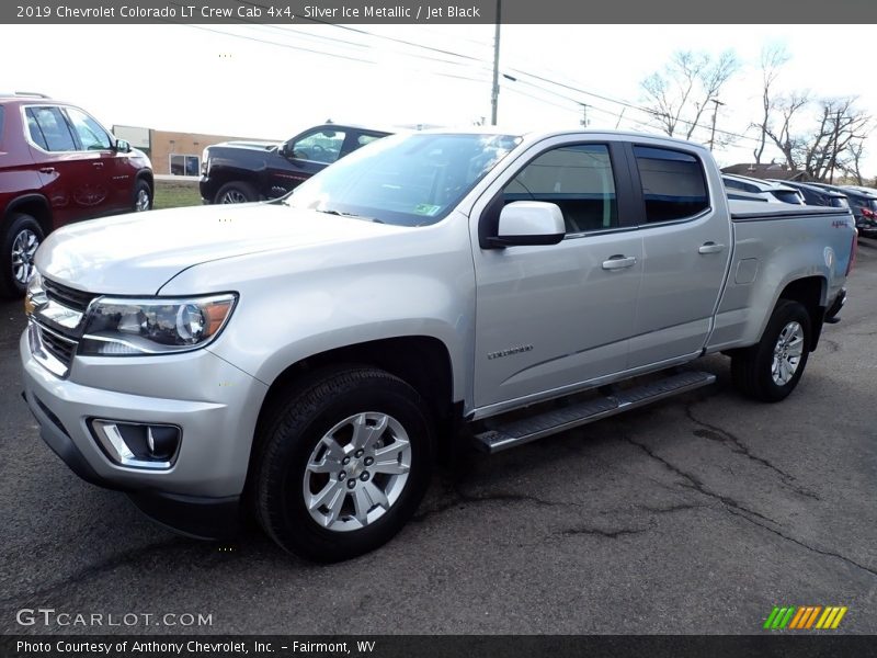 Silver Ice Metallic / Jet Black 2019 Chevrolet Colorado LT Crew Cab 4x4