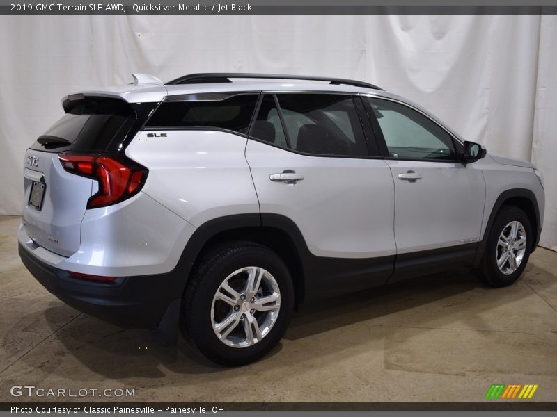 Quicksilver Metallic / Jet Black 2019 GMC Terrain SLE AWD