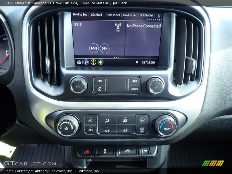 Silver Ice Metallic / Jet Black 2019 Chevrolet Colorado LT Crew Cab 4x4