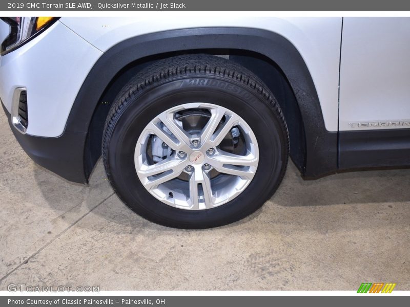 Quicksilver Metallic / Jet Black 2019 GMC Terrain SLE AWD