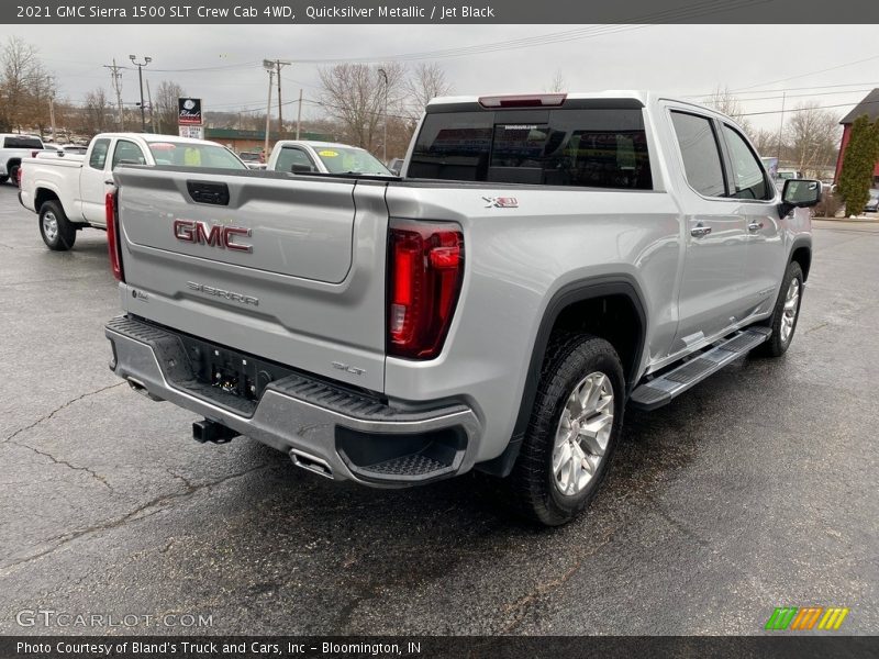 Quicksilver Metallic / Jet Black 2021 GMC Sierra 1500 SLT Crew Cab 4WD