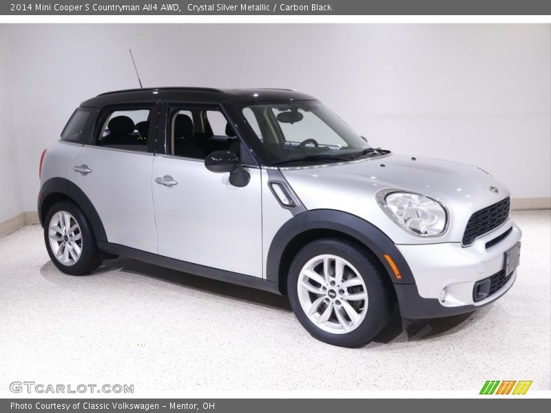 Crystal Silver Metallic / Carbon Black 2014 Mini Cooper S Countryman All4 AWD