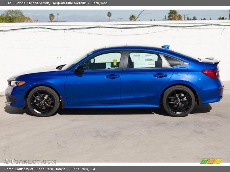  2022 Civic Si Sedan Aegean Blue Metallic