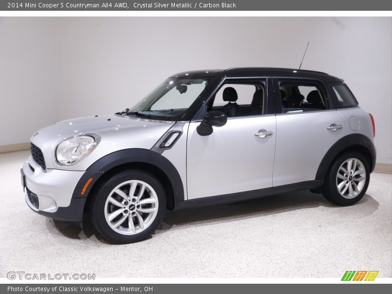 Crystal Silver Metallic / Carbon Black 2014 Mini Cooper S Countryman All4 AWD
