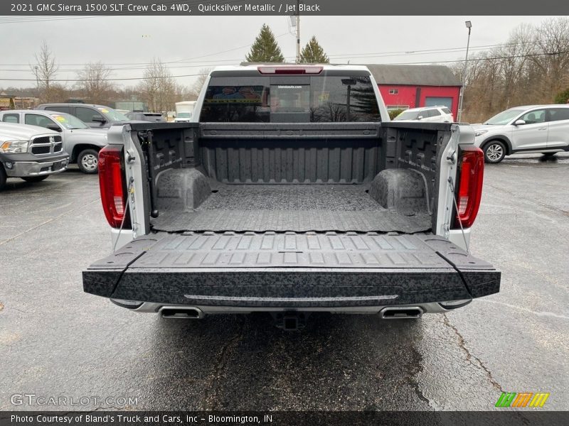 Quicksilver Metallic / Jet Black 2021 GMC Sierra 1500 SLT Crew Cab 4WD