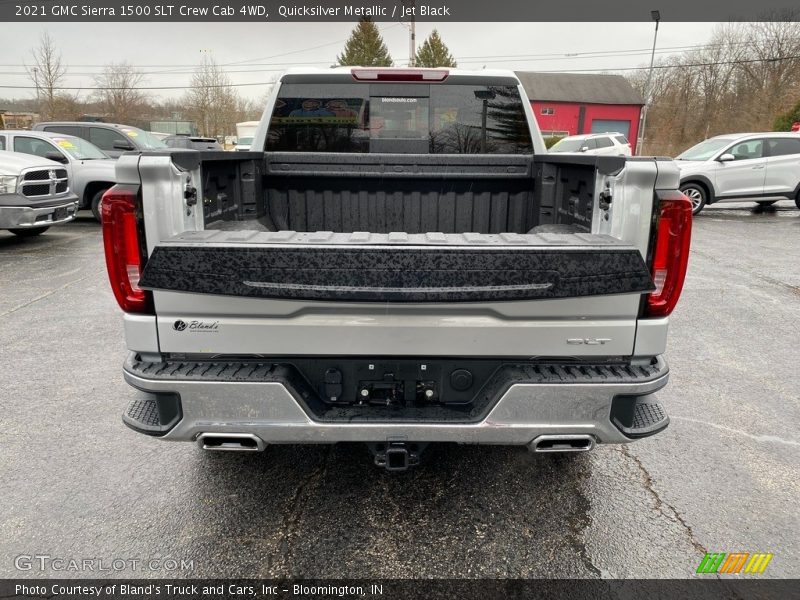 Quicksilver Metallic / Jet Black 2021 GMC Sierra 1500 SLT Crew Cab 4WD
