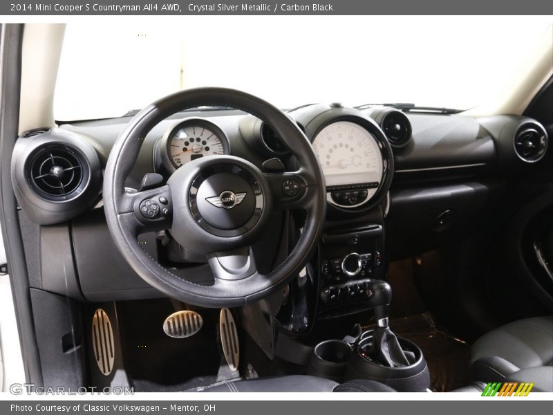 Crystal Silver Metallic / Carbon Black 2014 Mini Cooper S Countryman All4 AWD