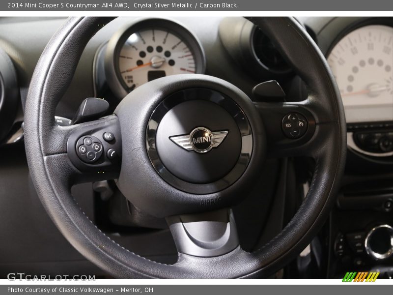 Crystal Silver Metallic / Carbon Black 2014 Mini Cooper S Countryman All4 AWD