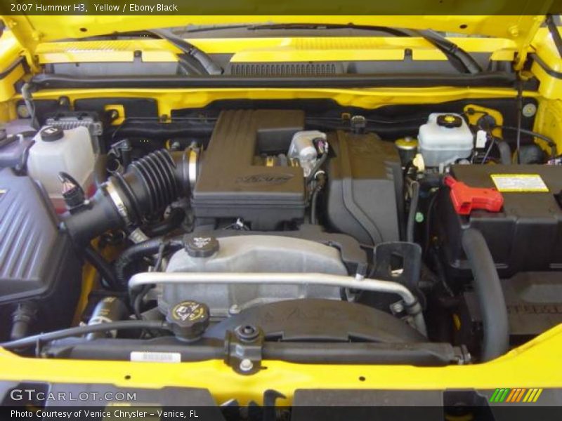 Yellow / Ebony Black 2007 Hummer H3