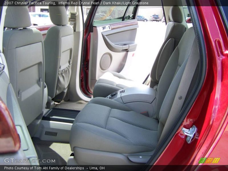 Inferno Red Crystal Pearl / Dark Khaki/Light Graystone 2007 Chrysler Pacifica Touring