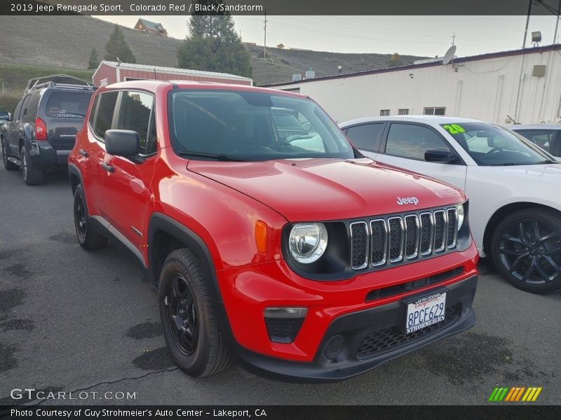 Colorado Red / Black/Sandstorm 2019 Jeep Renegade Sport