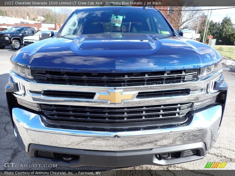 Northsky Blue Metallic / Jet Black 2022 Chevrolet Silverado 1500 Limited LT Crew Cab 4x4