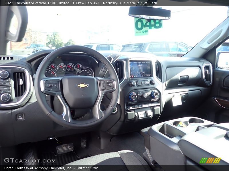 Northsky Blue Metallic / Jet Black 2022 Chevrolet Silverado 1500 Limited LT Crew Cab 4x4