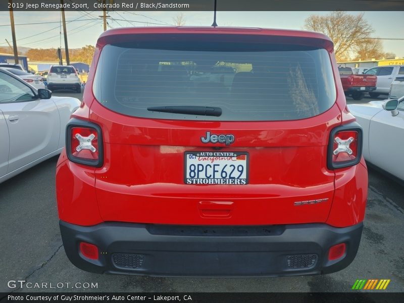 Colorado Red / Black/Sandstorm 2019 Jeep Renegade Sport