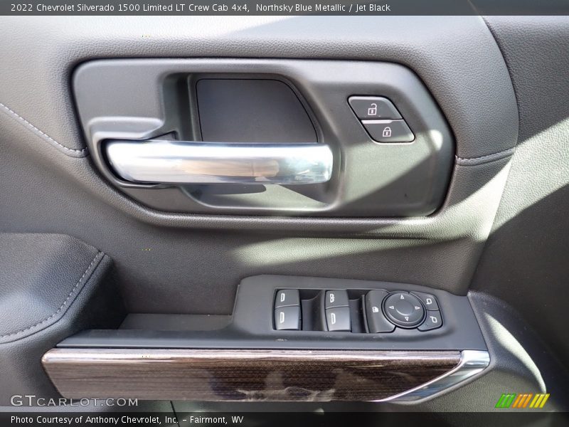 Northsky Blue Metallic / Jet Black 2022 Chevrolet Silverado 1500 Limited LT Crew Cab 4x4