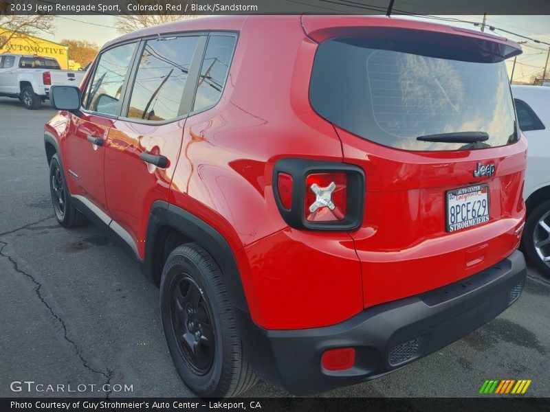 Colorado Red / Black/Sandstorm 2019 Jeep Renegade Sport