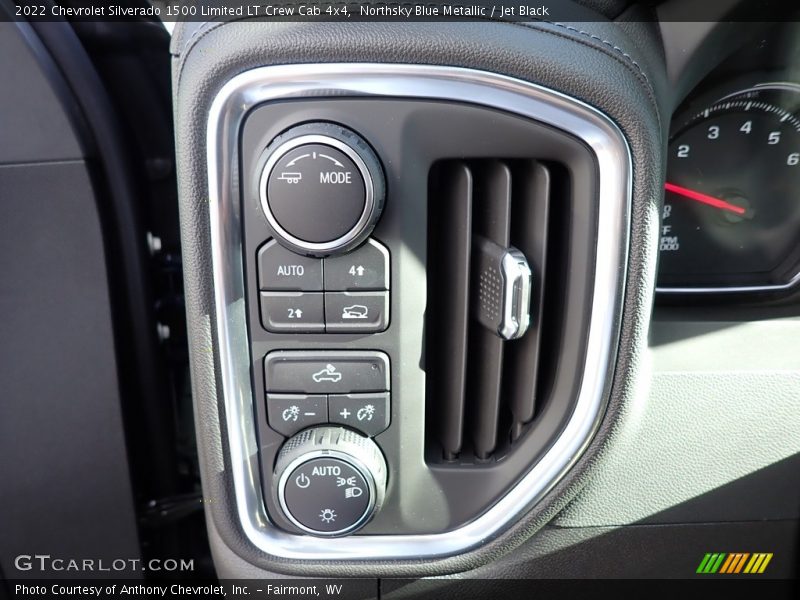 Northsky Blue Metallic / Jet Black 2022 Chevrolet Silverado 1500 Limited LT Crew Cab 4x4