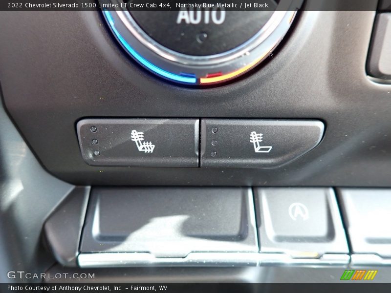 Northsky Blue Metallic / Jet Black 2022 Chevrolet Silverado 1500 Limited LT Crew Cab 4x4