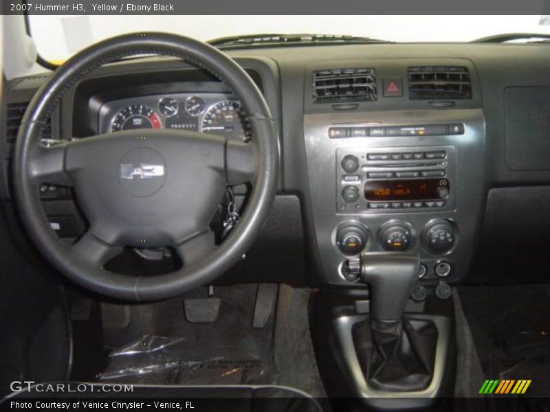 Yellow / Ebony Black 2007 Hummer H3