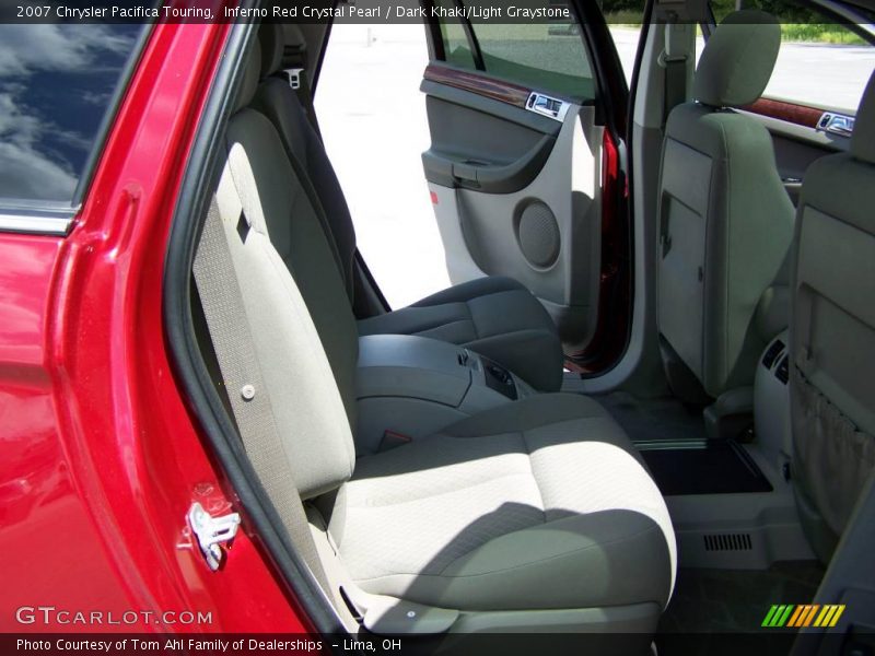 Inferno Red Crystal Pearl / Dark Khaki/Light Graystone 2007 Chrysler Pacifica Touring