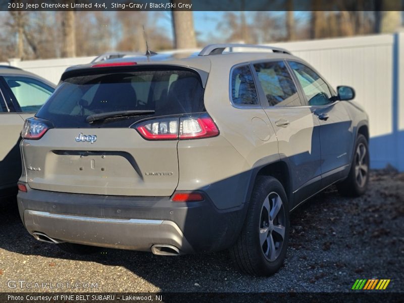 Sting-Gray / Black/Ski Grey 2019 Jeep Cherokee Limited 4x4