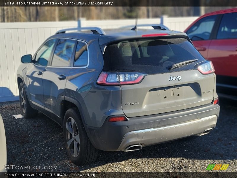 Sting-Gray / Black/Ski Grey 2019 Jeep Cherokee Limited 4x4