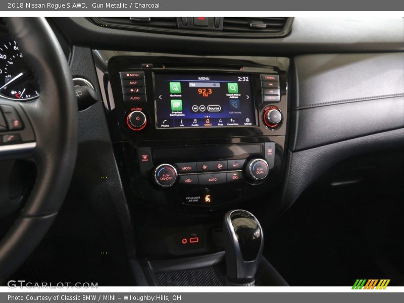 Gun Metallic / Charcoal 2018 Nissan Rogue S AWD