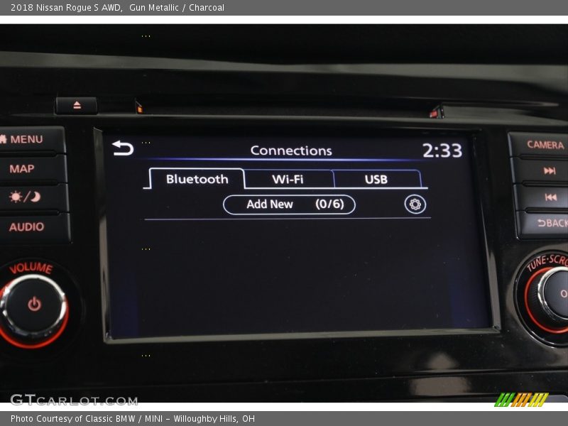Gun Metallic / Charcoal 2018 Nissan Rogue S AWD