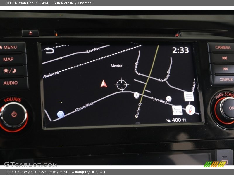 Gun Metallic / Charcoal 2018 Nissan Rogue S AWD