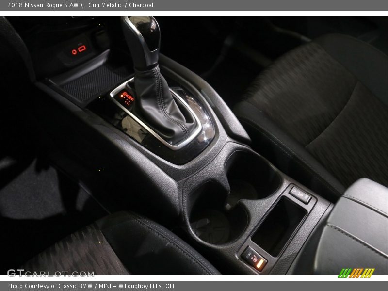 Gun Metallic / Charcoal 2018 Nissan Rogue S AWD
