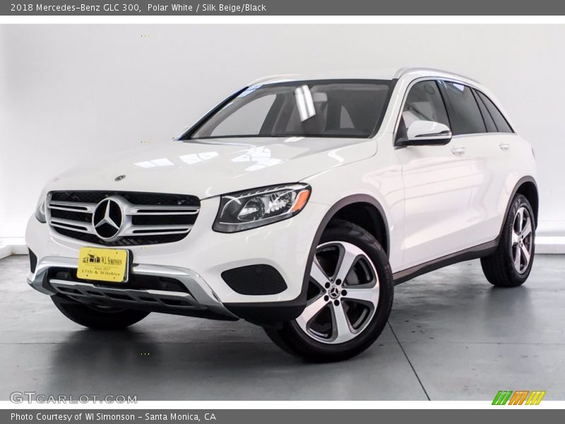 Polar White / Silk Beige/Black 2018 Mercedes-Benz GLC 300