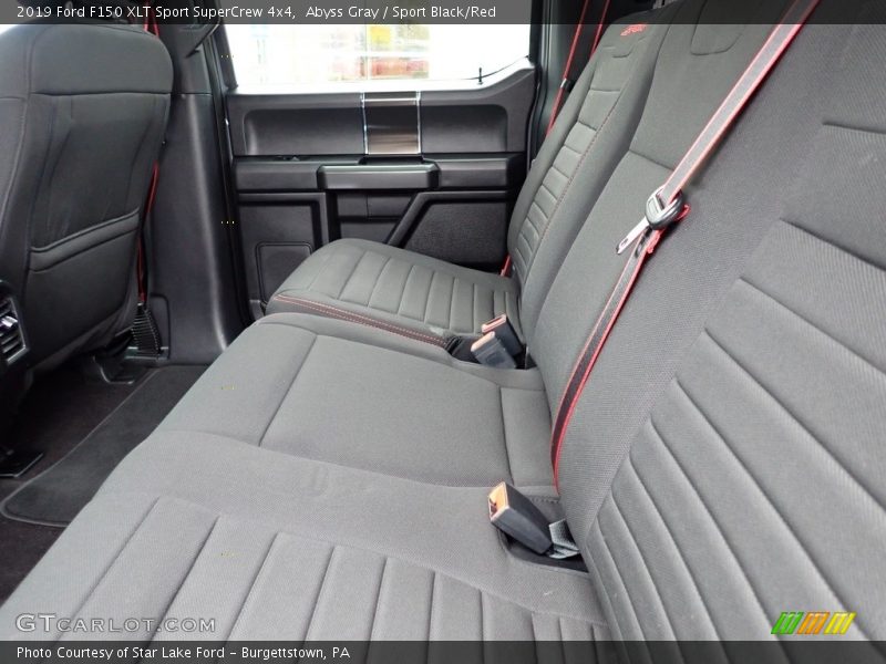 Abyss Gray / Sport Black/Red 2019 Ford F150 XLT Sport SuperCrew 4x4