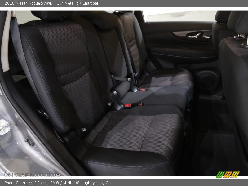 Gun Metallic / Charcoal 2018 Nissan Rogue S AWD
