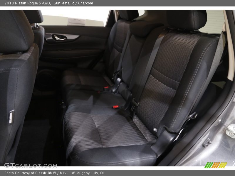 Gun Metallic / Charcoal 2018 Nissan Rogue S AWD