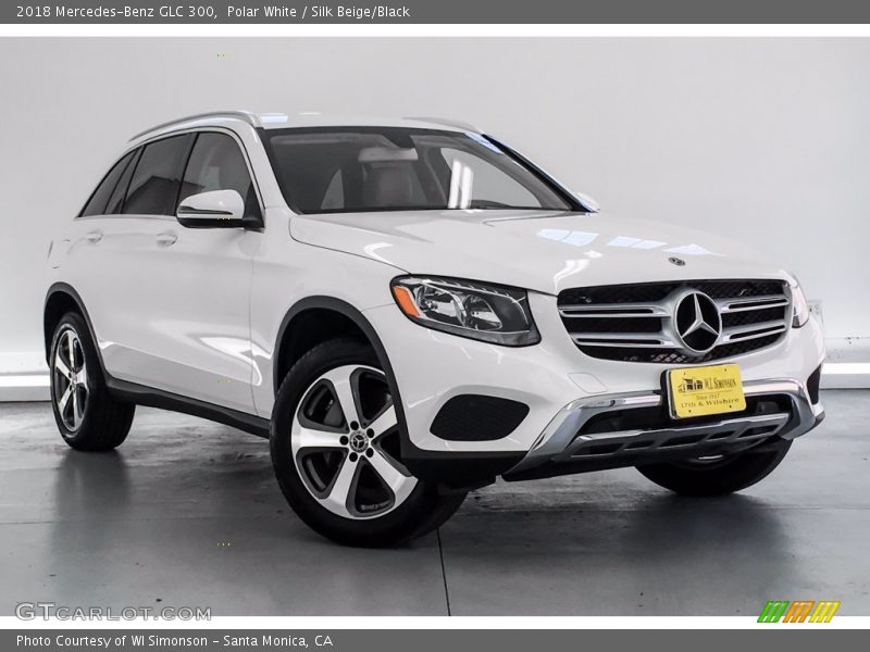 Polar White / Silk Beige/Black 2018 Mercedes-Benz GLC 300