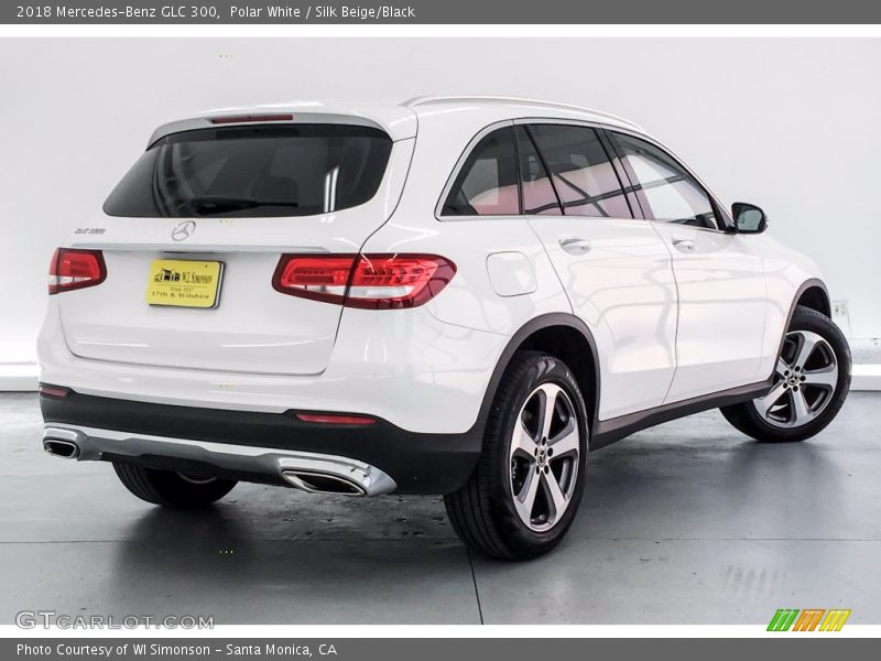 Polar White / Silk Beige/Black 2018 Mercedes-Benz GLC 300
